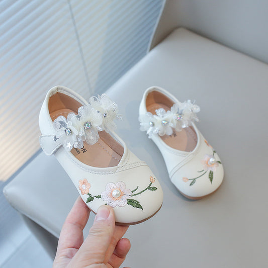 Florzinhas de zapatos para niñas 