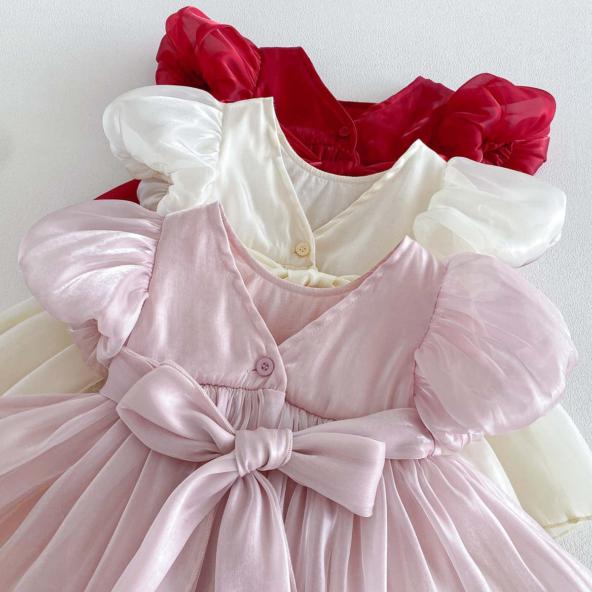 Children's Puff Sleeve Dress