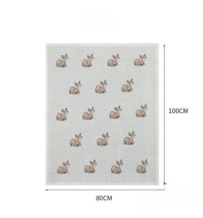 Children's Blanket with Animal Print