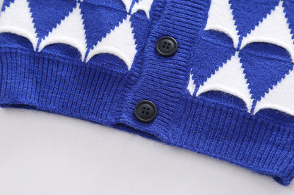 Boys' 3-Piece Set with Knitted Vest