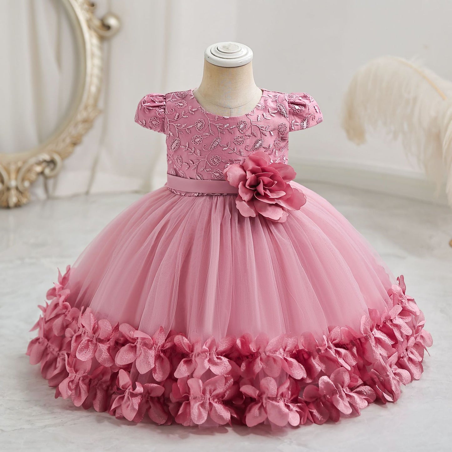 Children's Party Dress Flowers