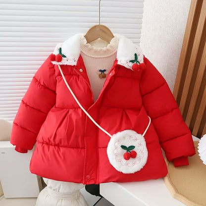 Girls' Cherry Winter Coat