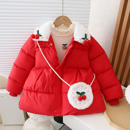 Girls' Cherry Winter Coat
