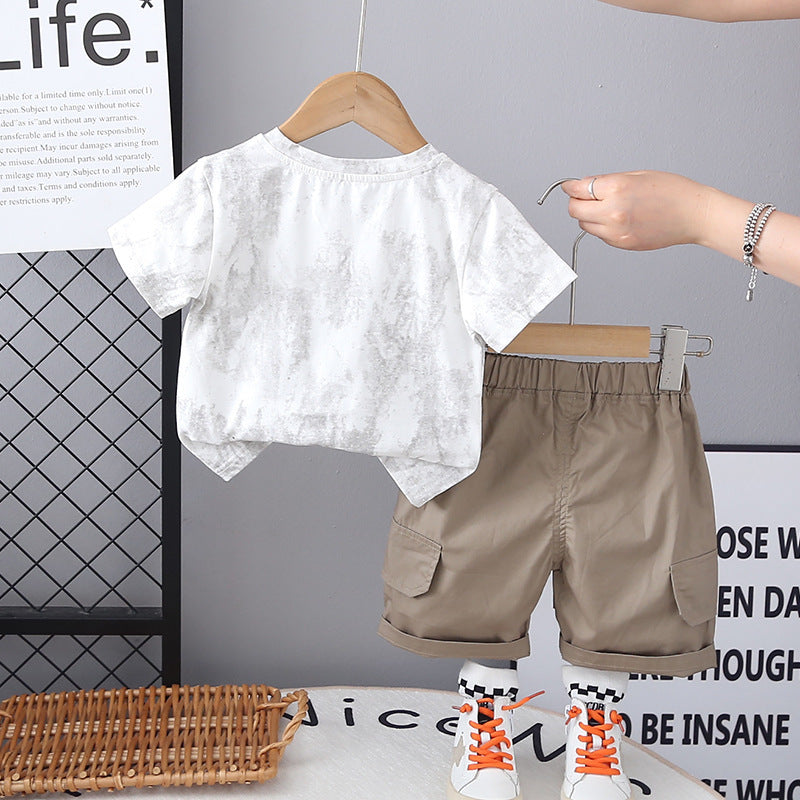 Children's Set with Teddy Bear and Pockets