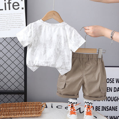 Children's Set with Teddy Bear and Pockets