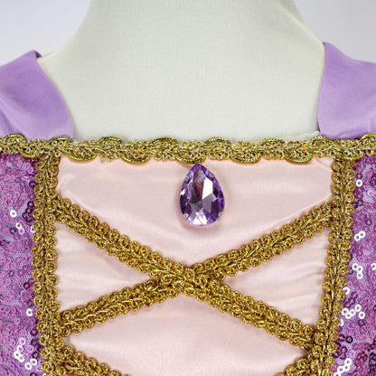 Sparkly Purple Party Dress