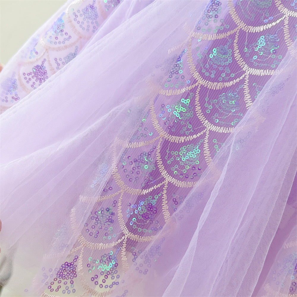 Sparkly Mermaid Dress for Girls