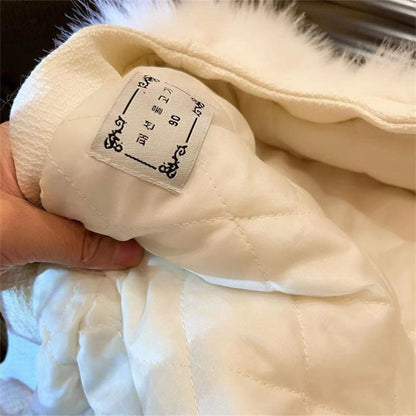 Children's Plush Jacket with Pearls