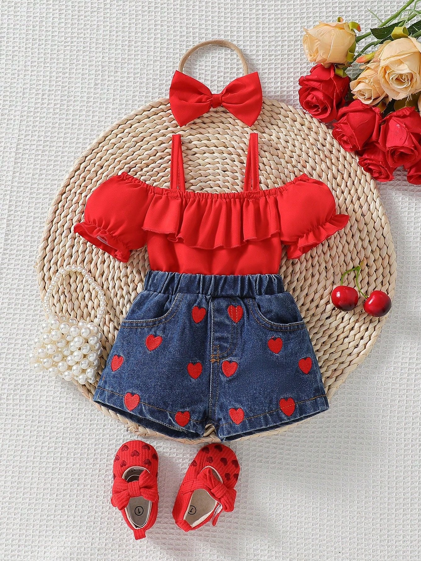 Conjunto de niña Red Love 