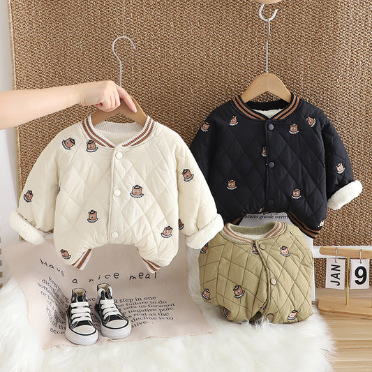 Children's Plush Teddy Bear Jacket