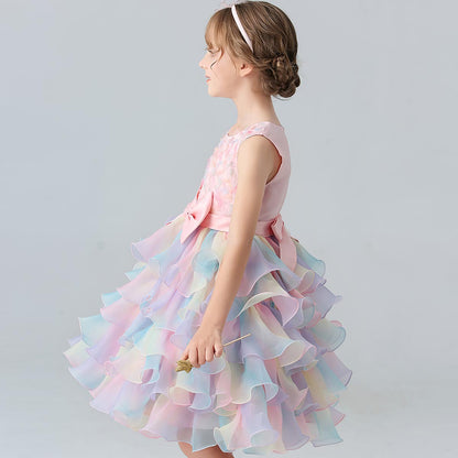 Children's Layered Dress in Colors