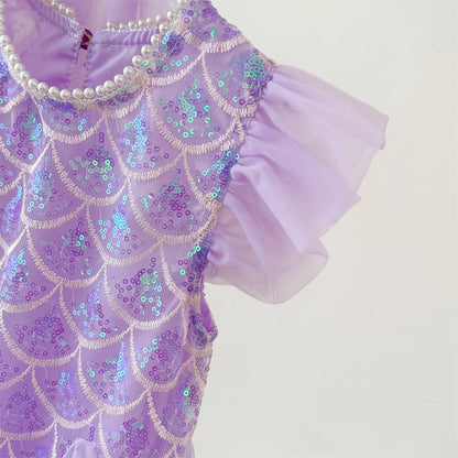 Sparkly Mermaid Dress for Girls
