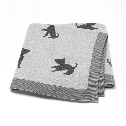 Children's Blanket with Puppies
