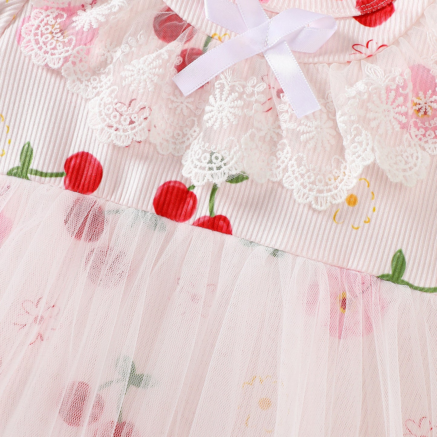 Baby Girl's Cherry Print Bodysuit