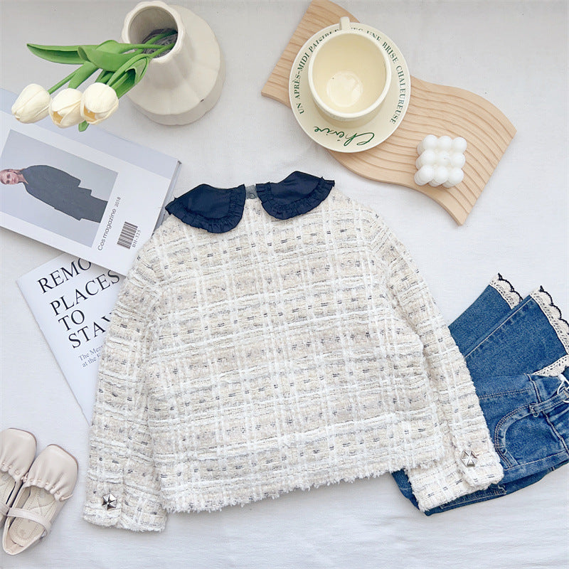 Chaqueta Golinha de tweed para mujer y niño 