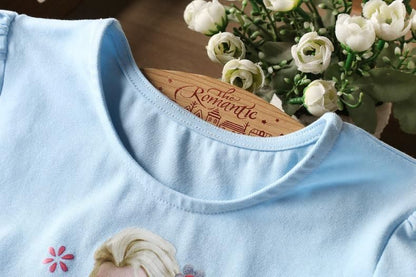 Children's Dress with Little Stars and Tulle