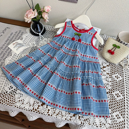 Children's Strawberry Cherry Dress