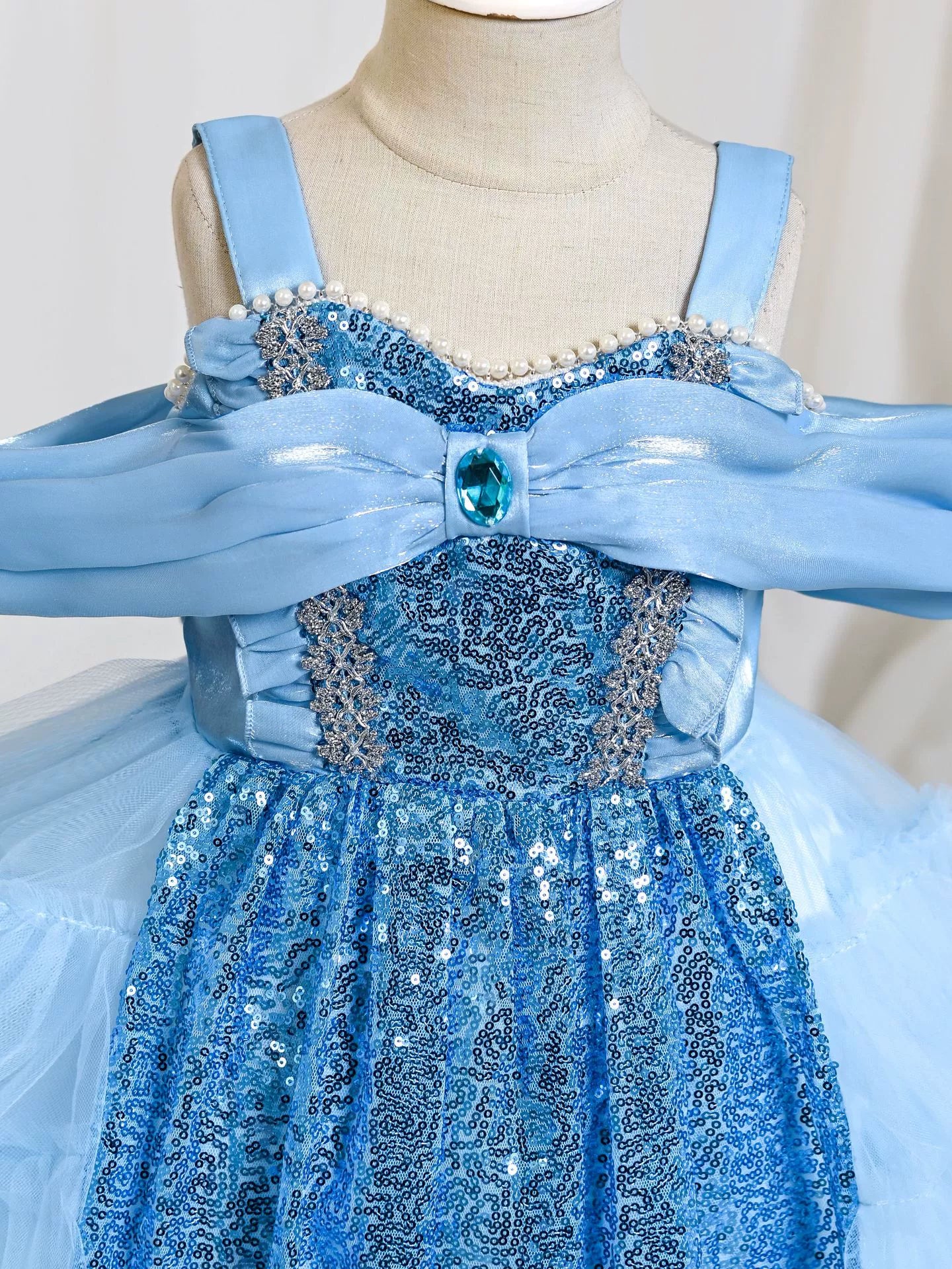 Bright Blue Children's Dress