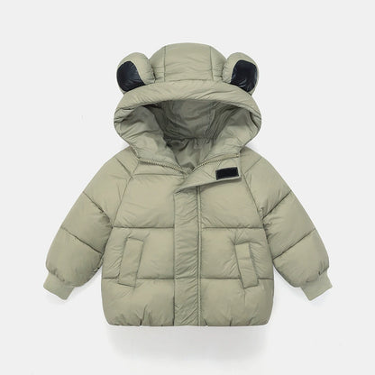 Children's Padded Jacket with Hood