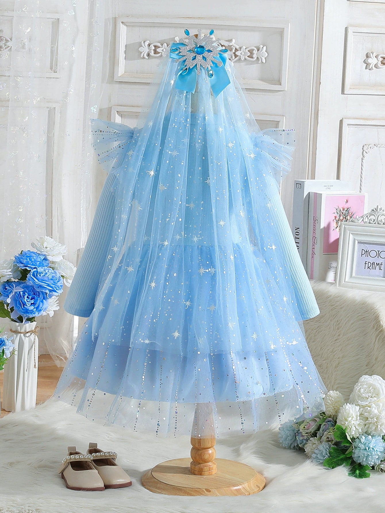 Children's Dress with Sparkle and Tulle