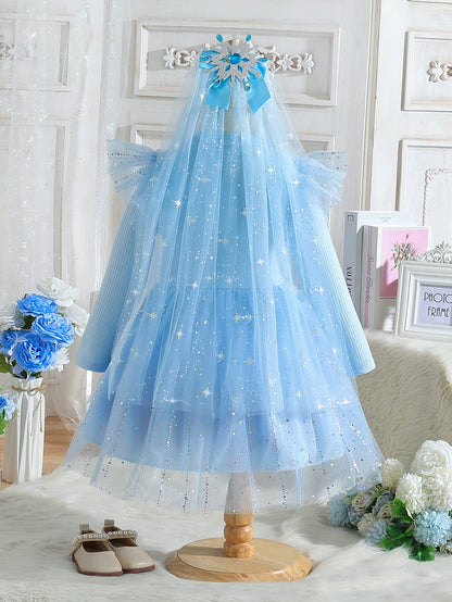 Children's Dress with Sparkle and Tulle