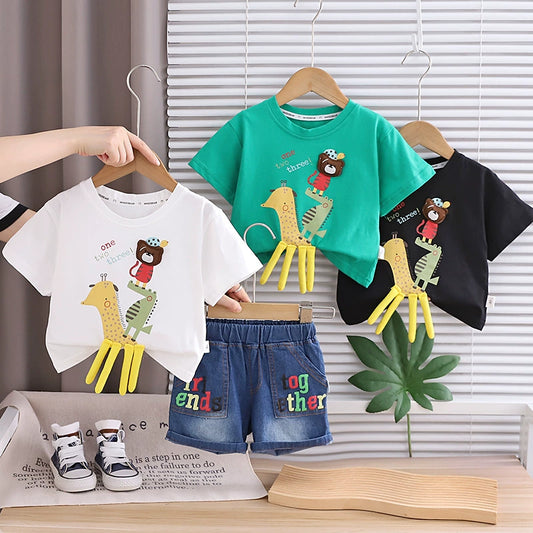 Boys' Outfit with Animals and Jeans
