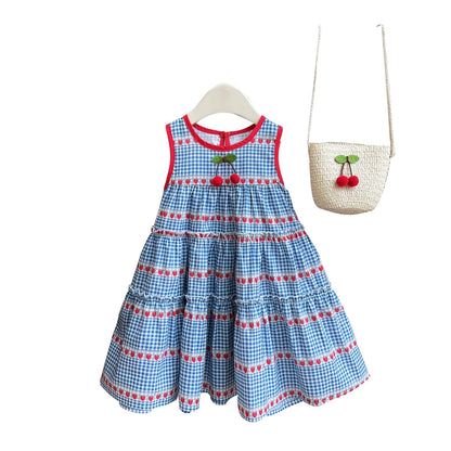Children's Strawberry Cherry Dress