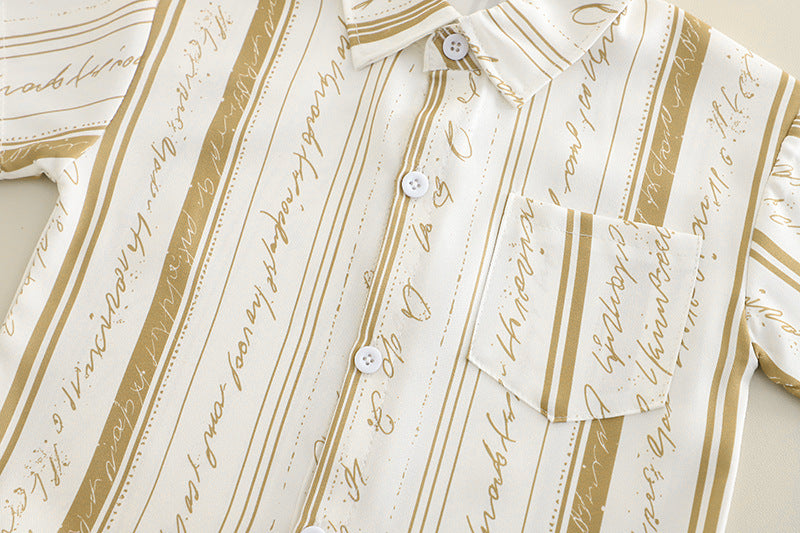 Children's Set Men's Stripes Bag