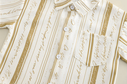 Children's Set Men's Stripes Bag