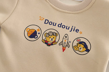 Boys' 3-Piece Set with Puppy Design