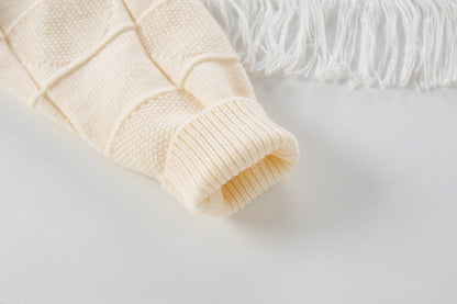 Girls' Knitted Set with Bow Detail by Mussi