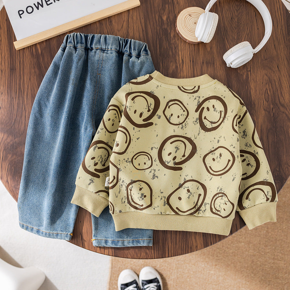 Smiley and Jeans Children's Outfit