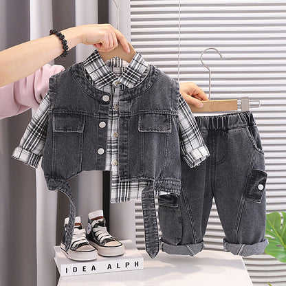Boys' 3-Piece Denim Set