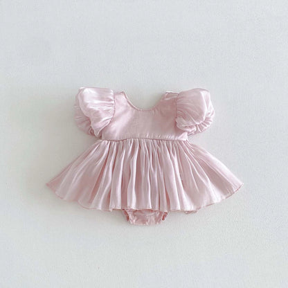 Children's Puff Sleeve Dress