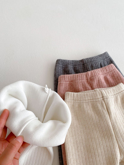 Girls' Lined Pants with Bows