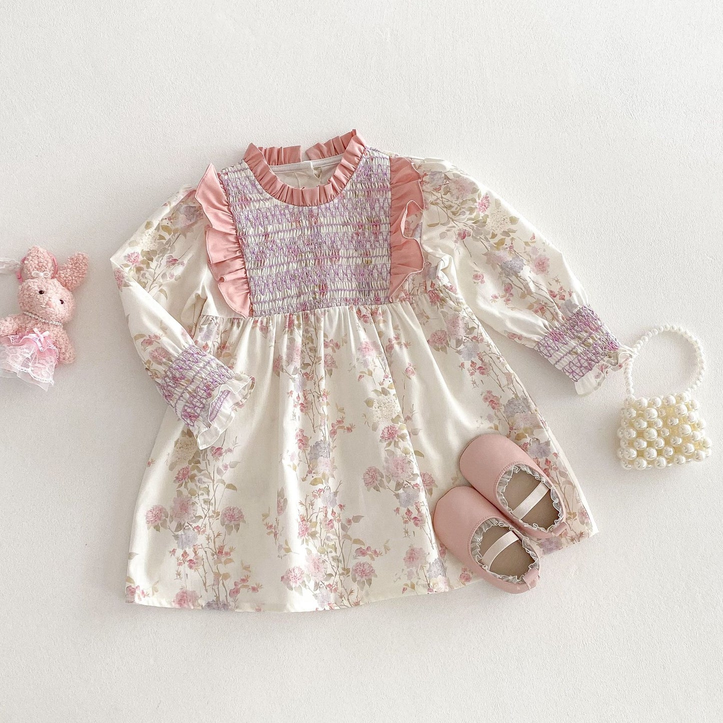 Pink Flower Children's Dress