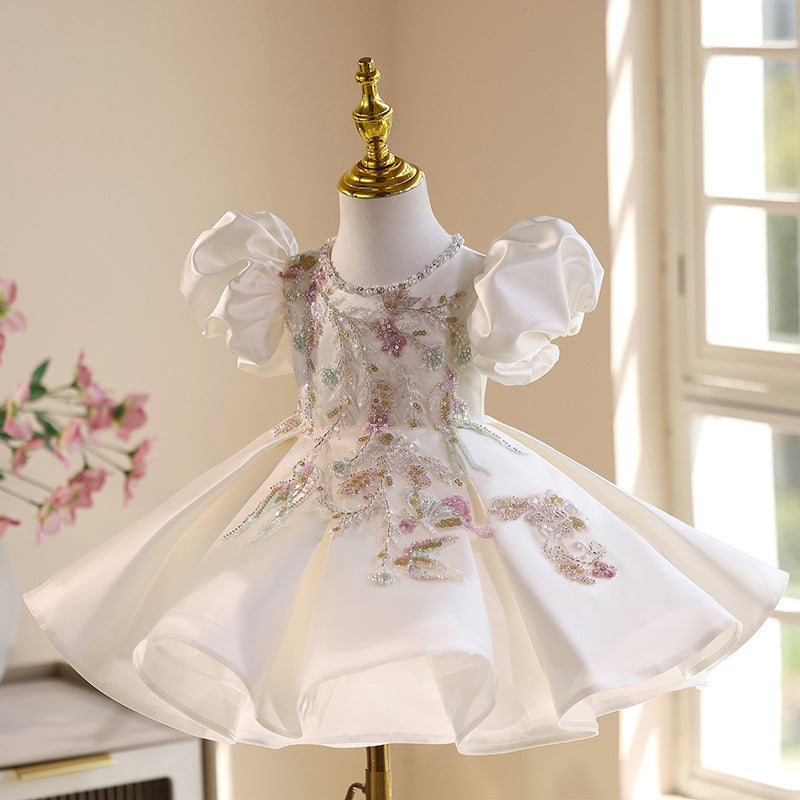 Floral Embroidered Party Dress
