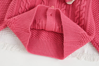 Children's Knitted Set with Bows