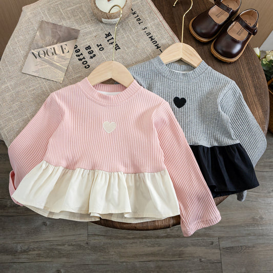 Blusa de mujer para niños Corazón pequeño 
