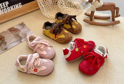 Children's Fashion Sneakers with Little Flowers