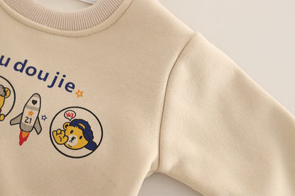 Boys' 3-Piece Set with Puppy Design
