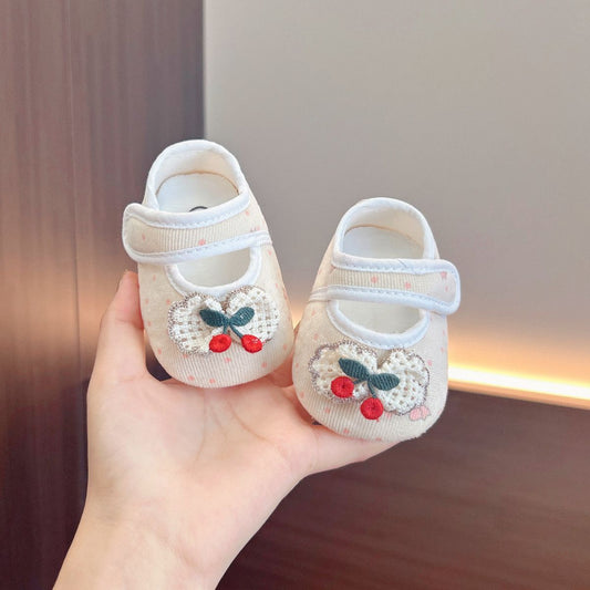 Zapatos de bebé de cereza 