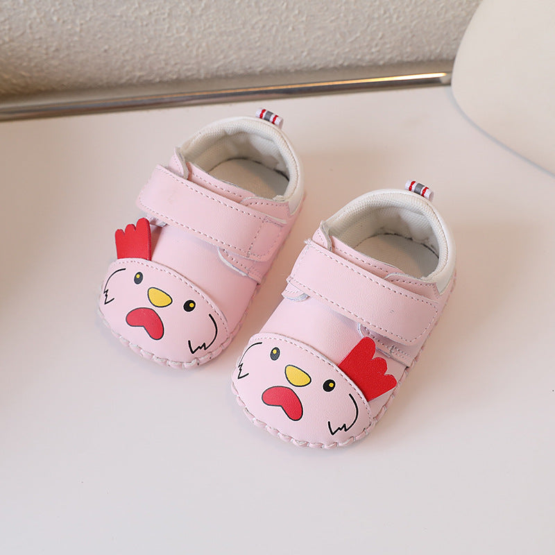 Zapatos de pollo para niños con velcro 