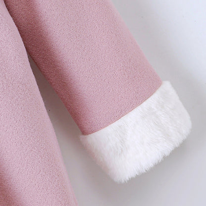 Pink Children's Jacket with Plush Lining
