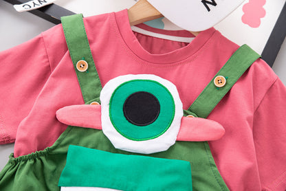 Children's overalls, Monsters Inc.