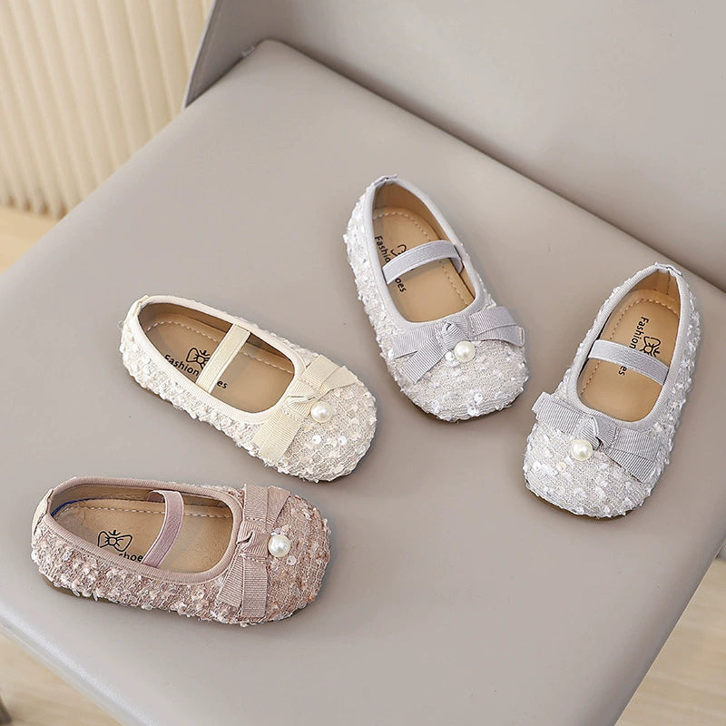 Children's Shiny Pearl Shoe