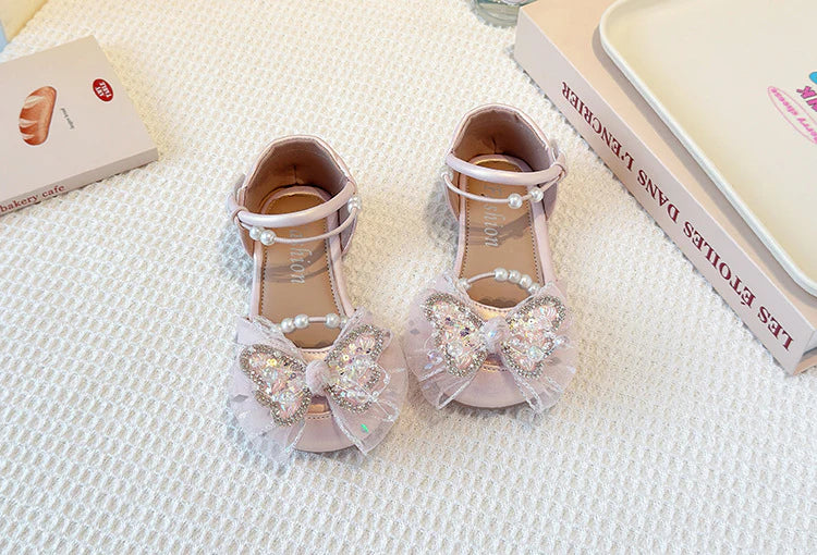 Girls' Sparkly Butterfly Sandals