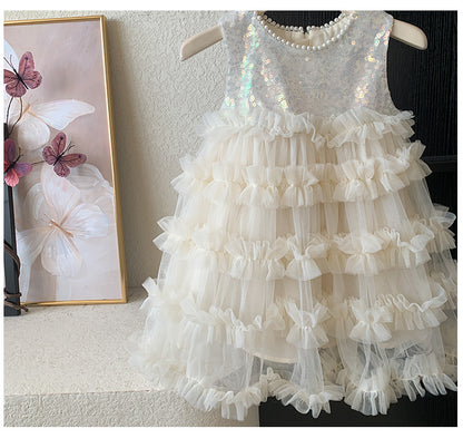 Shiny Tulle Children's Dress