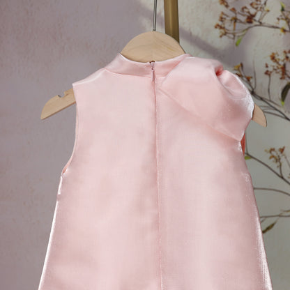 Children's Dress with Bow and Feathers