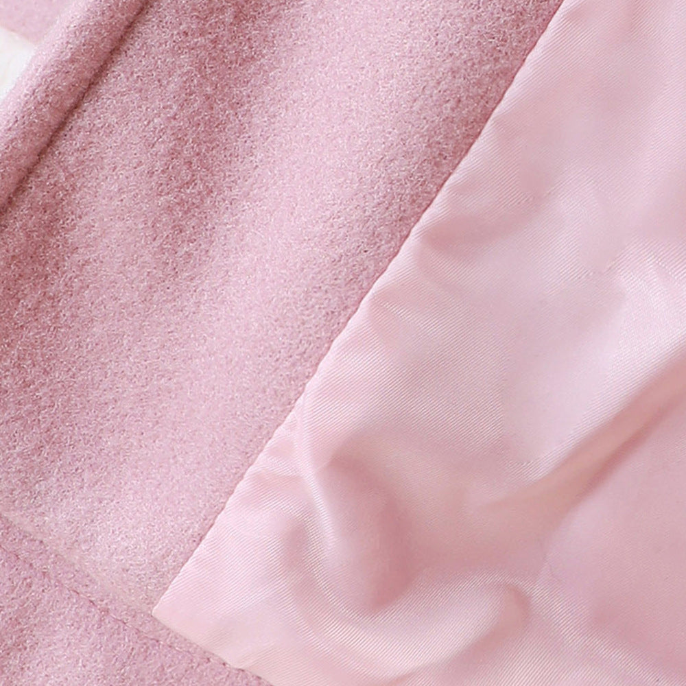 Pink Children's Jacket with Plush Lining